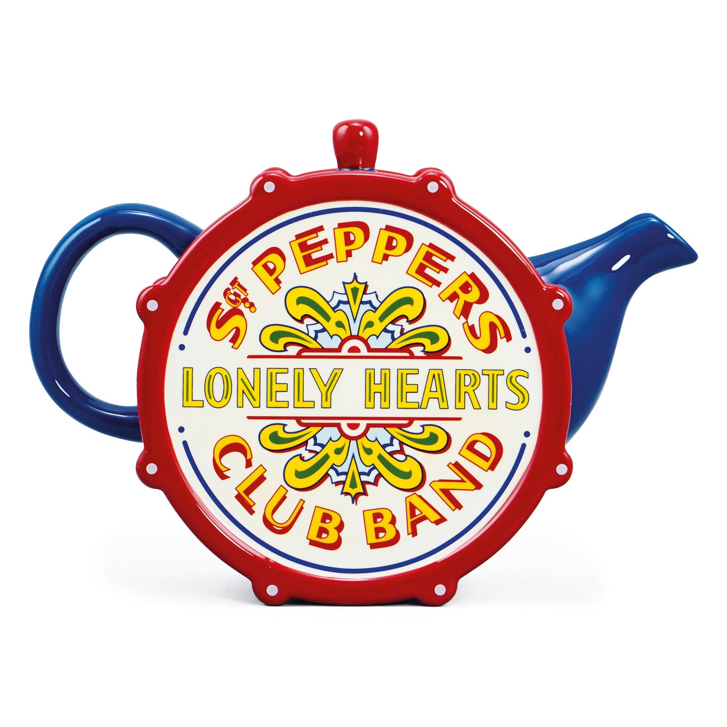 Sculpted Teapot The Beatles Drum Sgt. Pepper