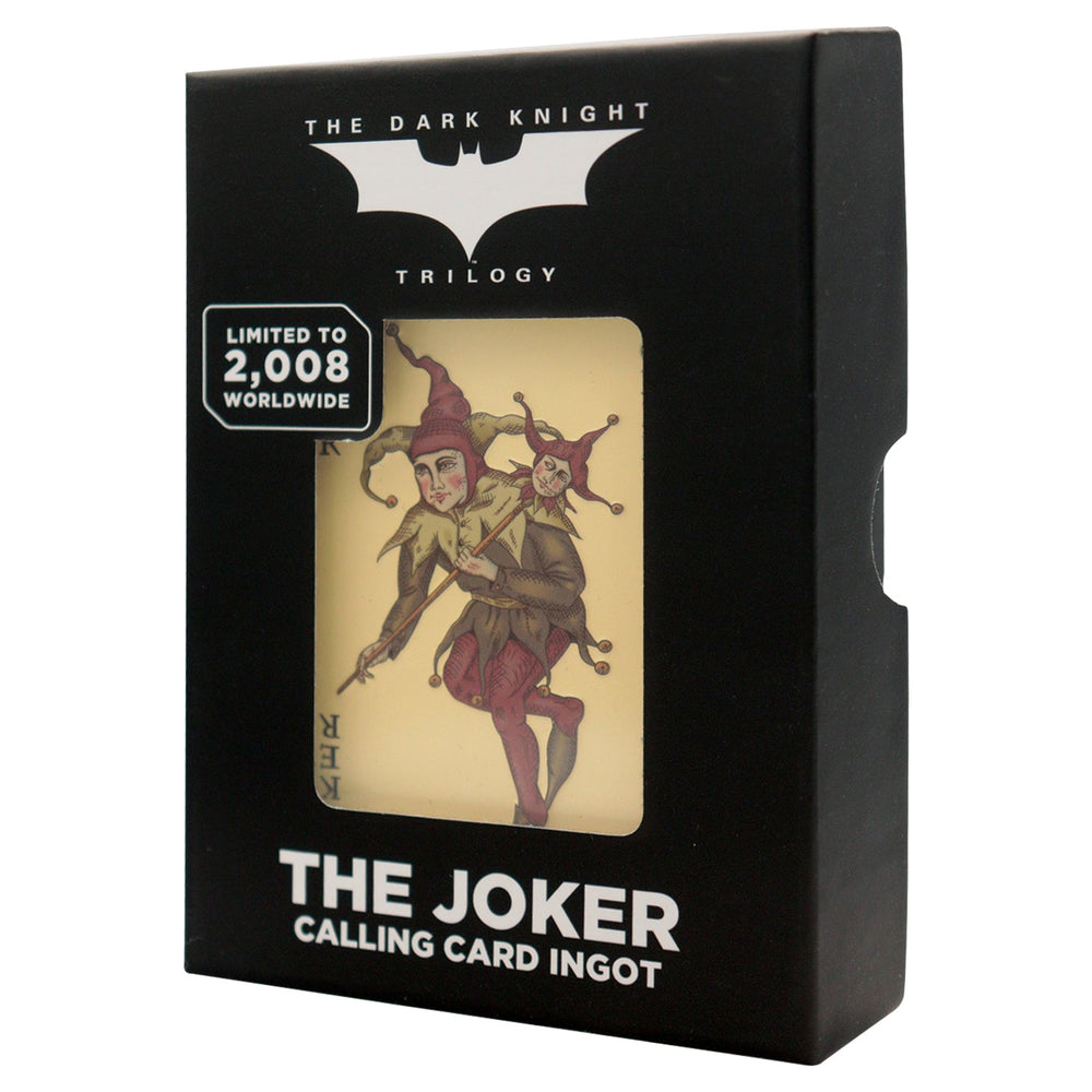 Lingot collector The Dark Knight Trilogy - carte du Joker