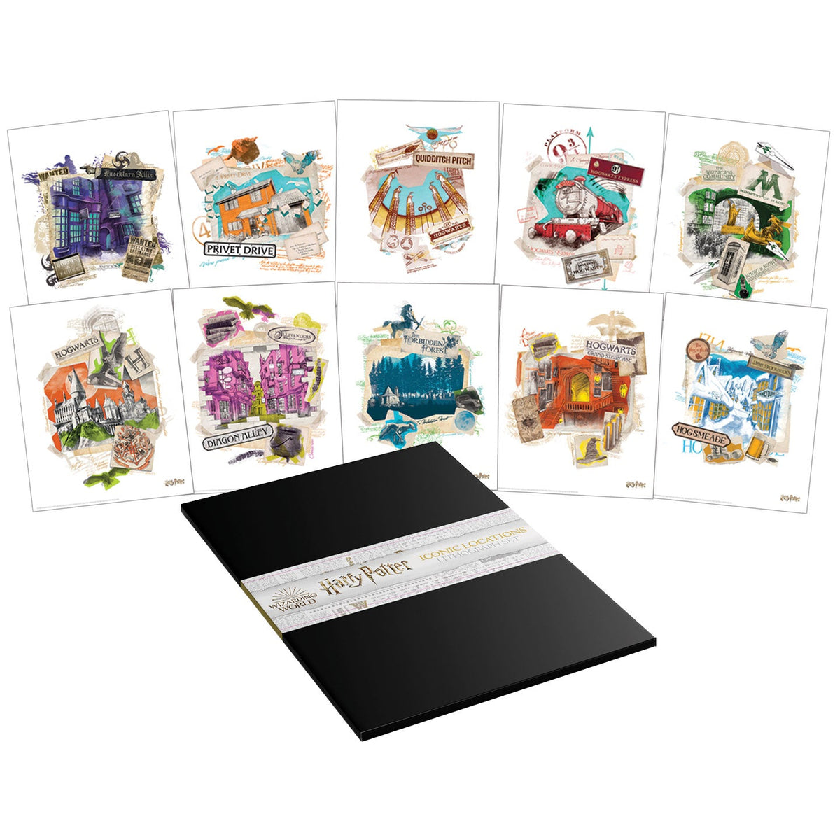 Harry Potter Lithograph Set