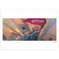 Affiche collector Harry Potter - Couverture de La Chambre des Secrets