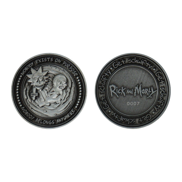 Pièce collector Rick and Morty