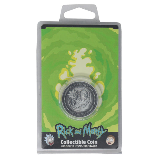 Pièce collector Rick and Morty