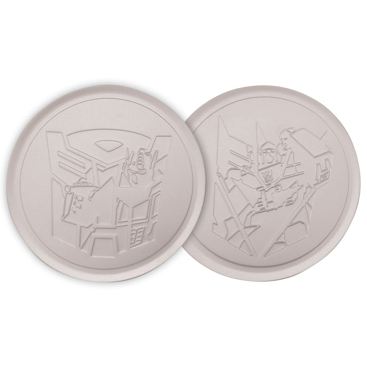 Set de 4 sous-verres métal embossés Transformers