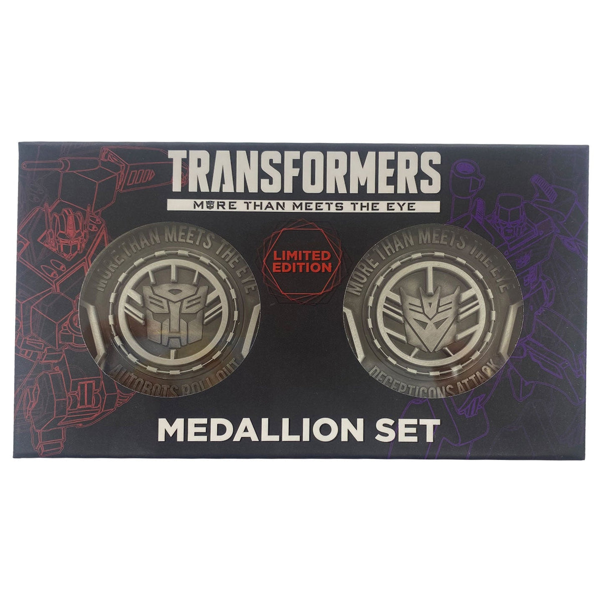 Set de médaillons collector Transformers