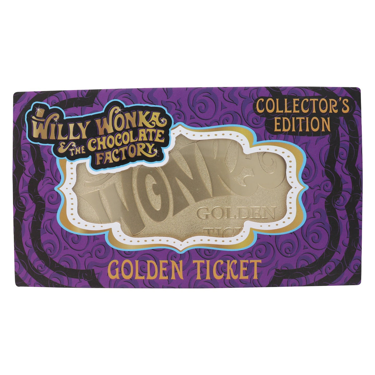 Ticket collector Willy Wonka - Golden