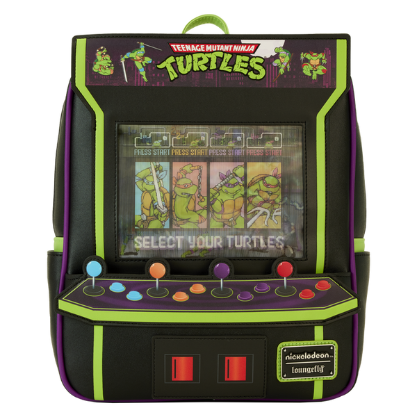 Teenage Mutant Ninja Turtles Mini Backpack - Arcade Vintage Lenticular
