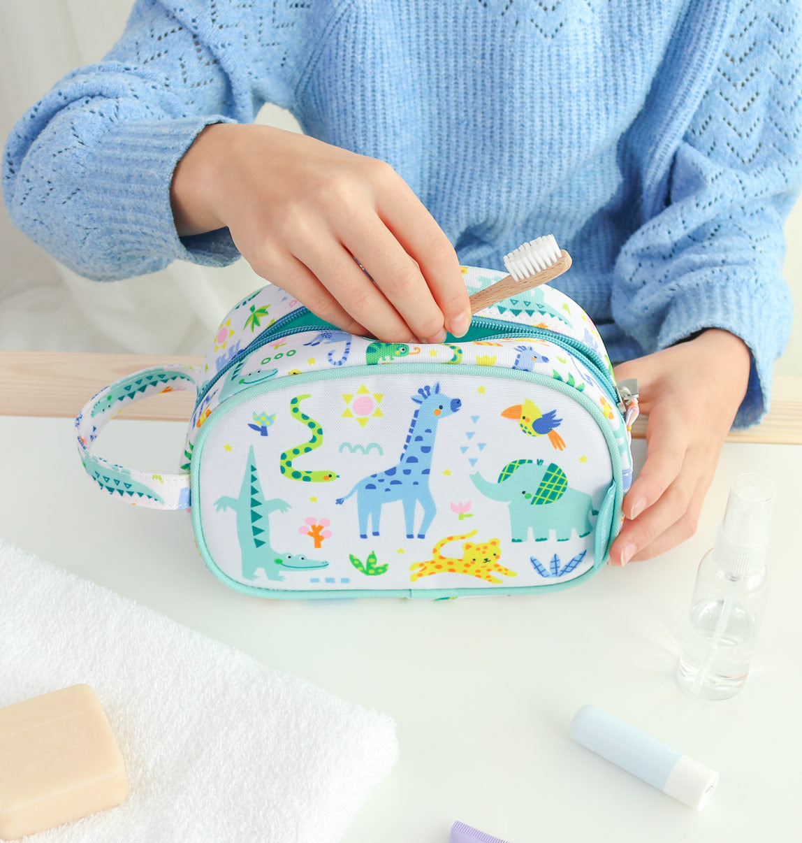 Trousse de toilette enfant - Jungle