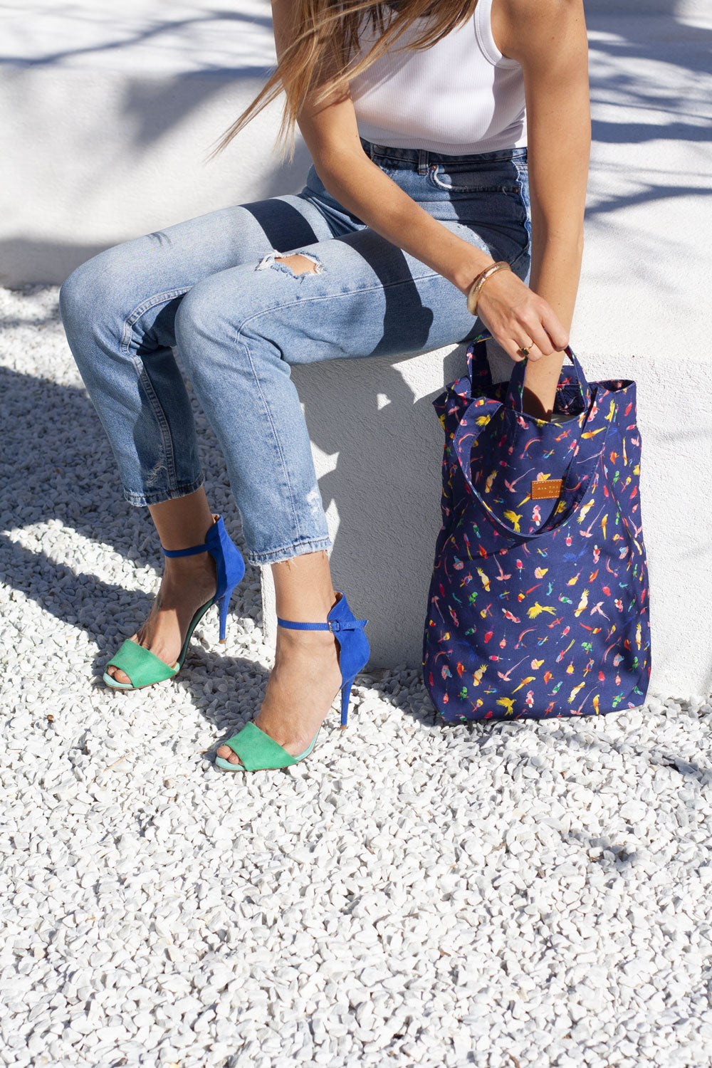 Neon birds - Tote bag