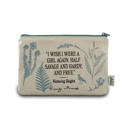 Trousse Sœurs Brontë - Cotton 16 cm x 24 cm