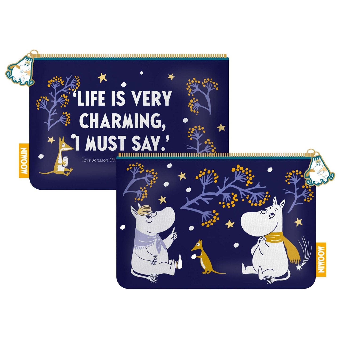 Trousse Moomin - First Snow 16 cm x 24 cm