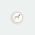 Dalmatian Coaster