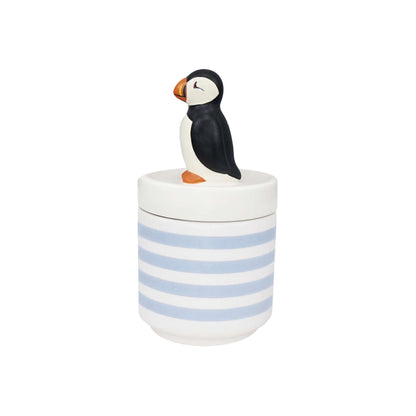 Boîte à bijoux en céramique Macareux RSPB