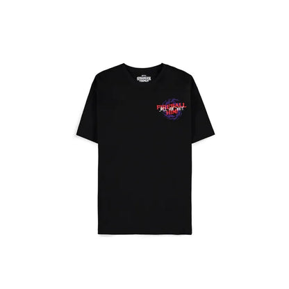 T-Shirt Hellfire Club Fireball Him ! Noir Stranger Things Netflix Difuzed Funko