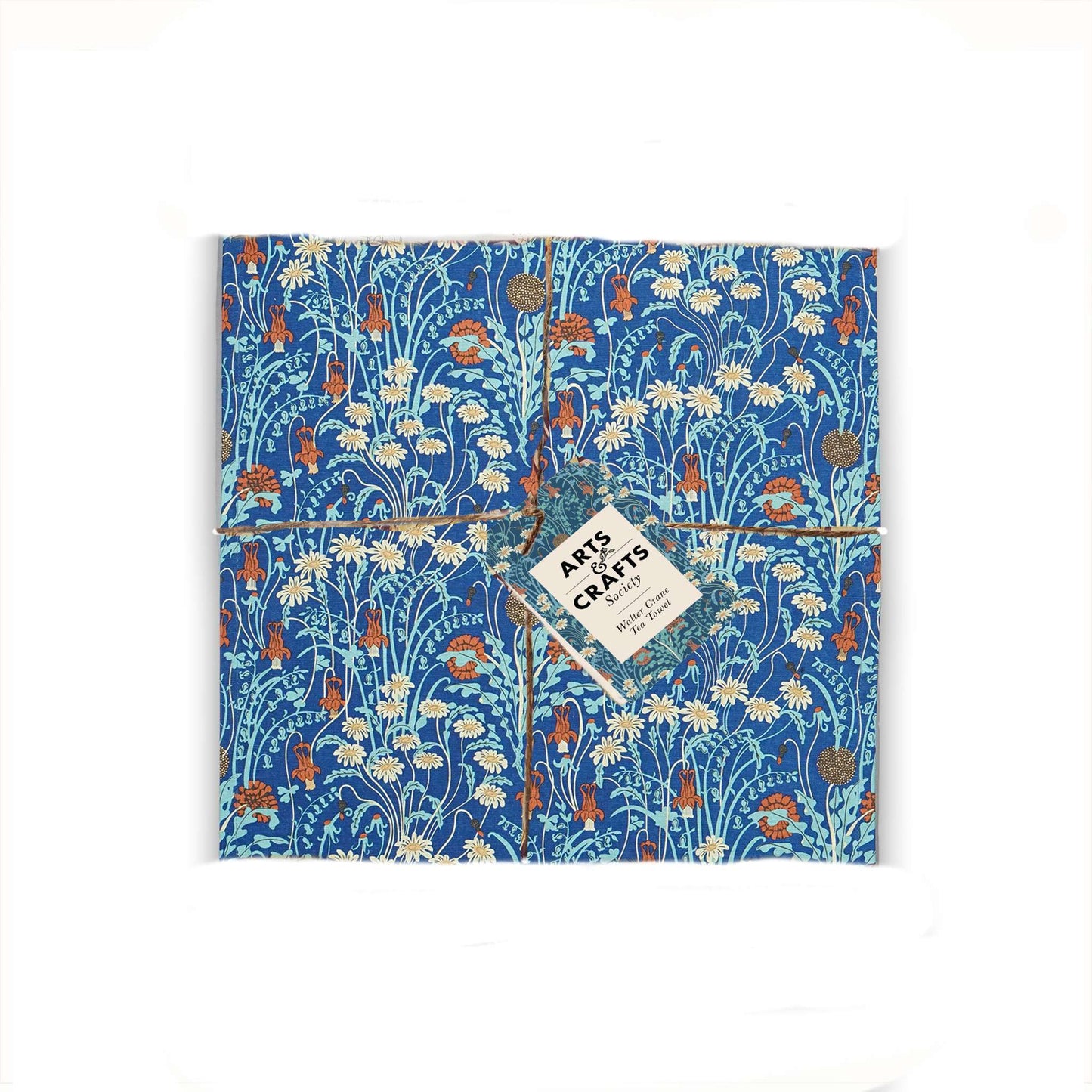 Torchon William Morris - en coton recyclé Fleurs des prés