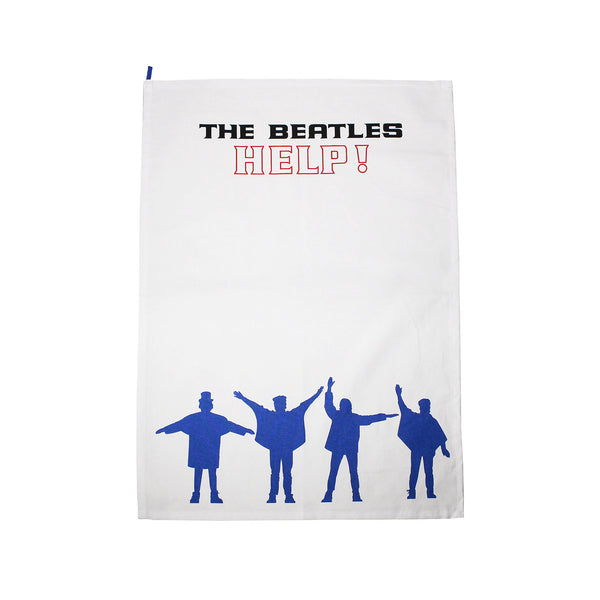 The Beatles Help Tea Towel
