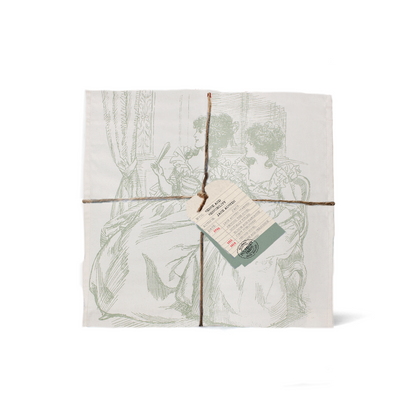 Torchon Jane Austen - en coton recyclé Pulteney Press