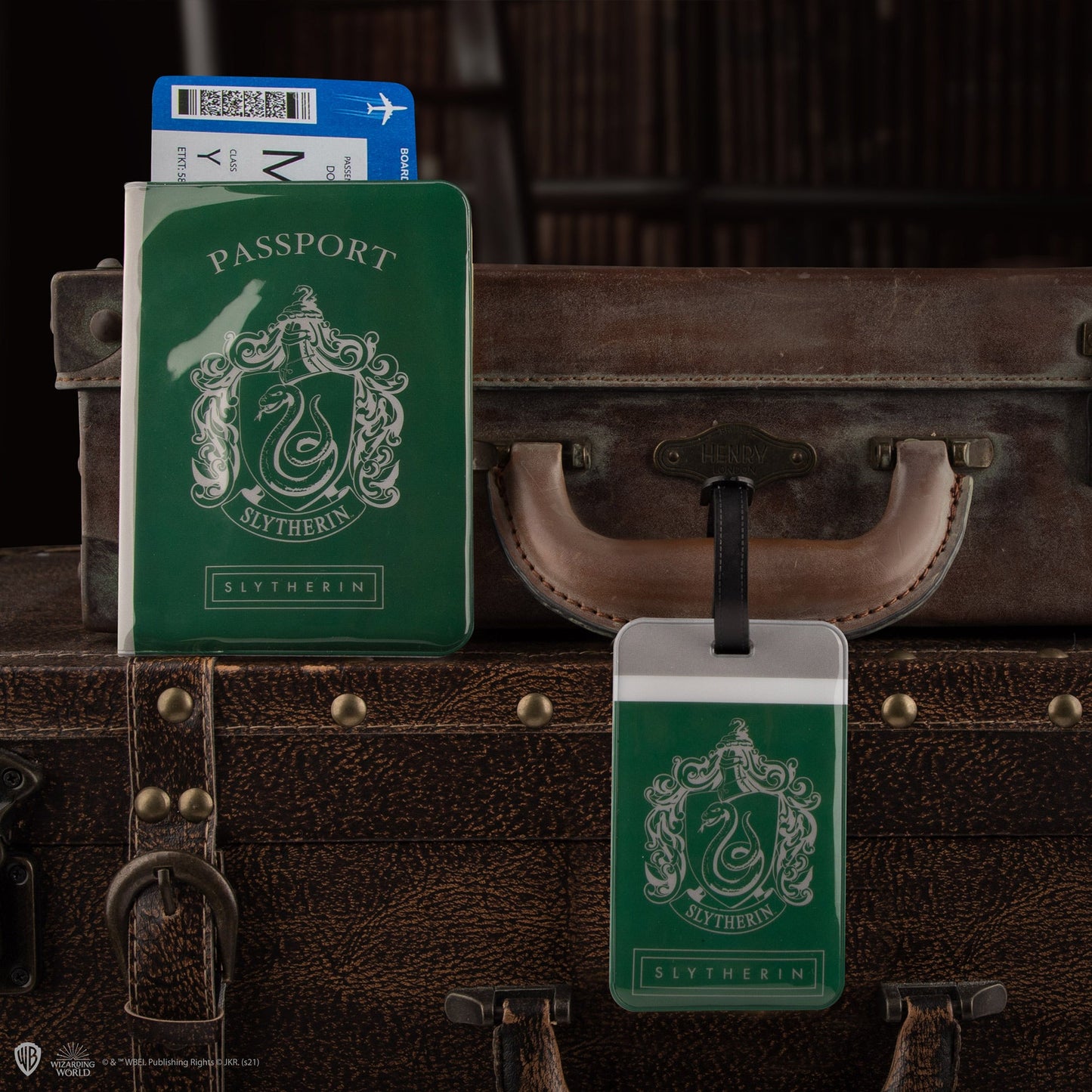 Slytherin Luggage Tag & Passport Cover