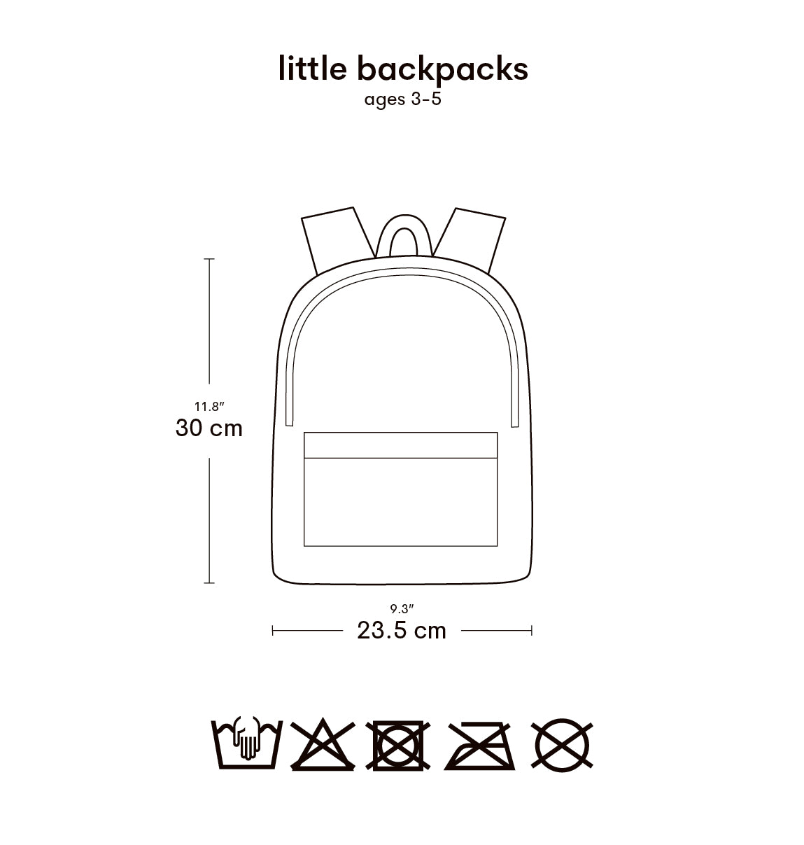 Petit sac à dos enfant - Unicorn Dreams – vue 6 – A Little Lovely Company