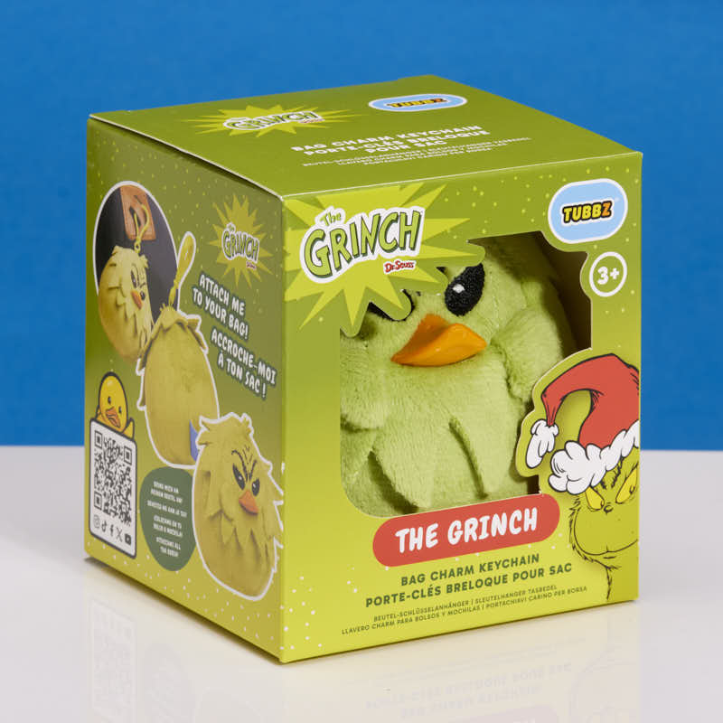 Portachiavi peluche TUBBZ Il Grinch : Il Grinch - PREORDINE*