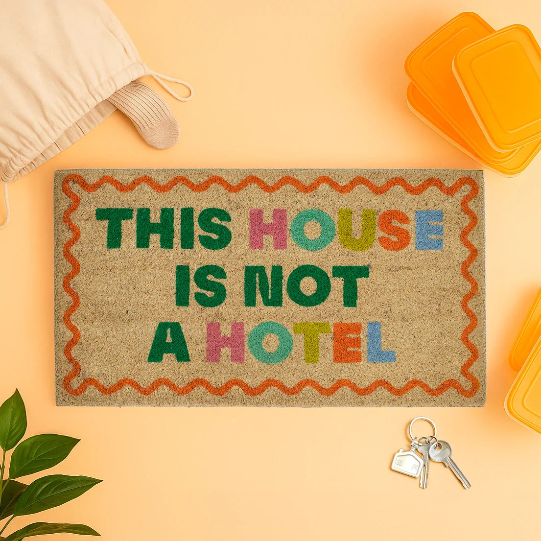 Paillasson « This house is not a hotel » – Fisura – vue 3