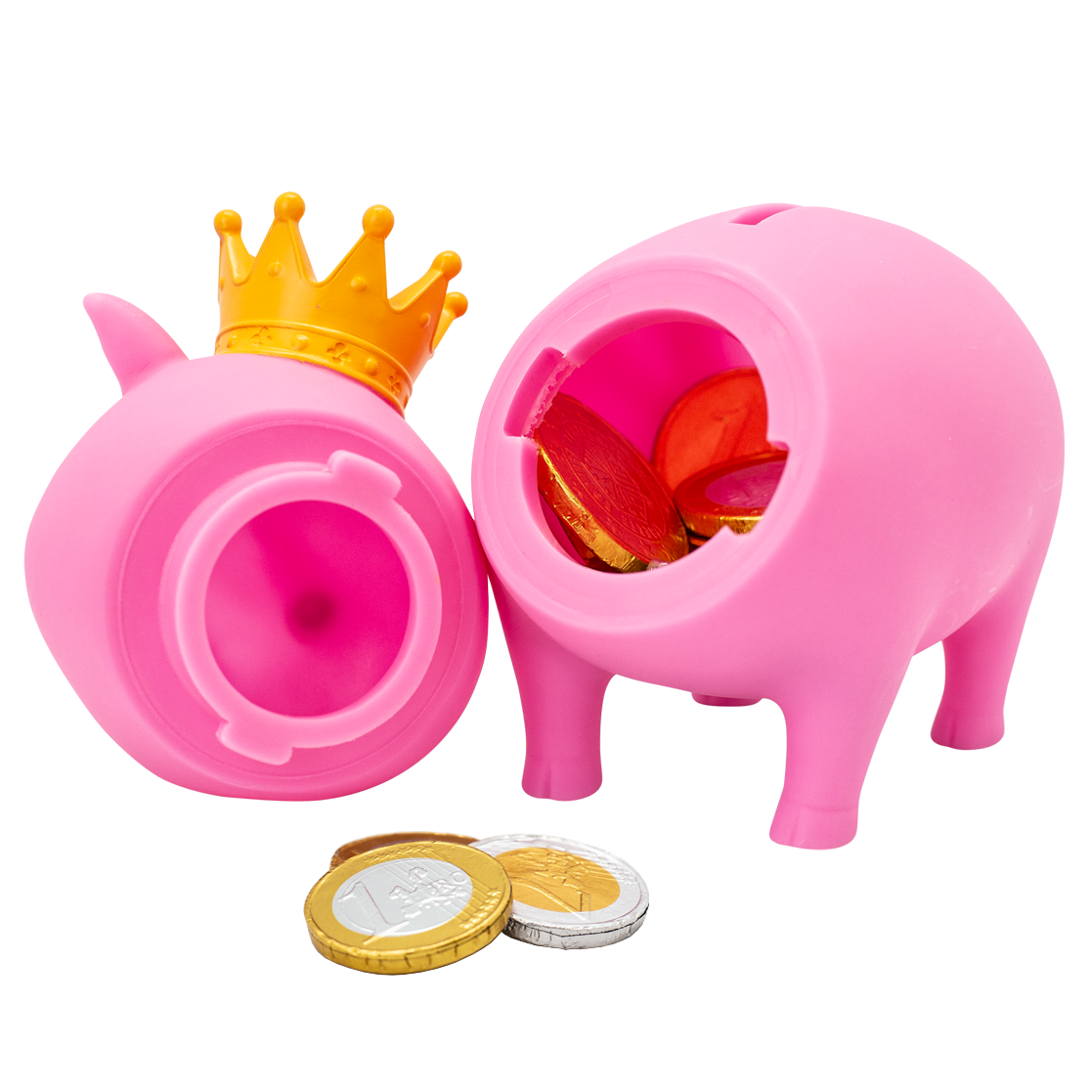 Cochon Rose Couronne