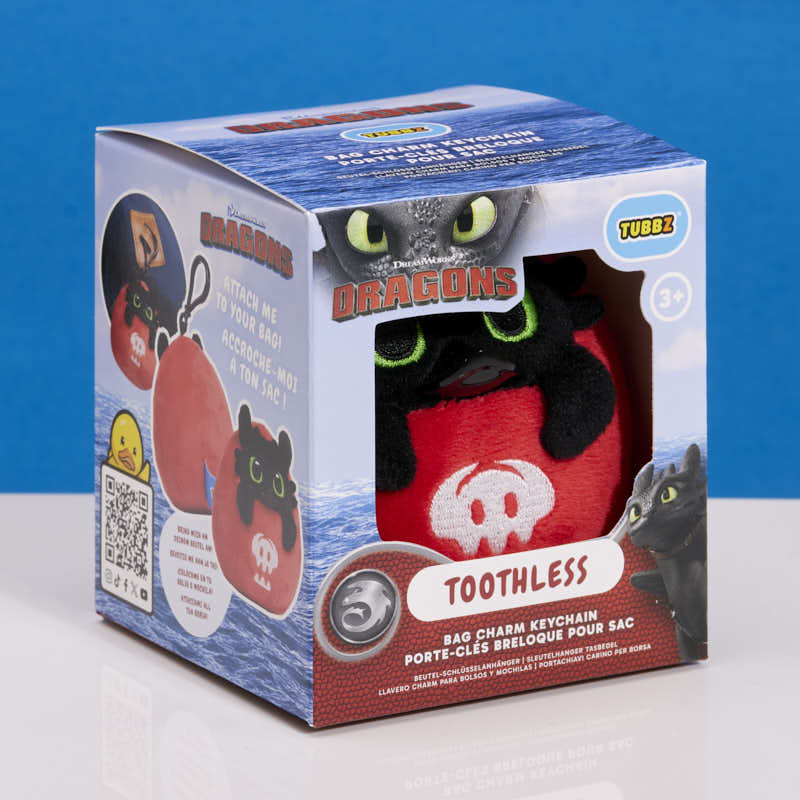 TUBBZ plush keychain How to Train Your Dragon : Toothless - PRE-ORDER*
