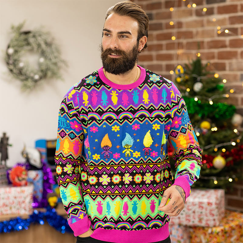 Maglione di Natale Les Trolls