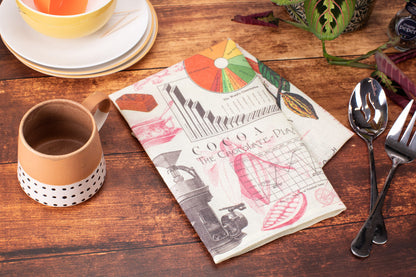 Tea towel Chocolate making