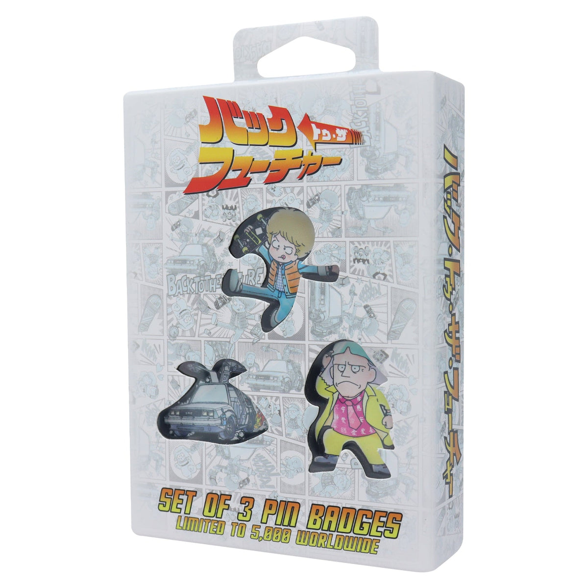 Set de 3 pin's Retour vers le Futur - Japanese Style