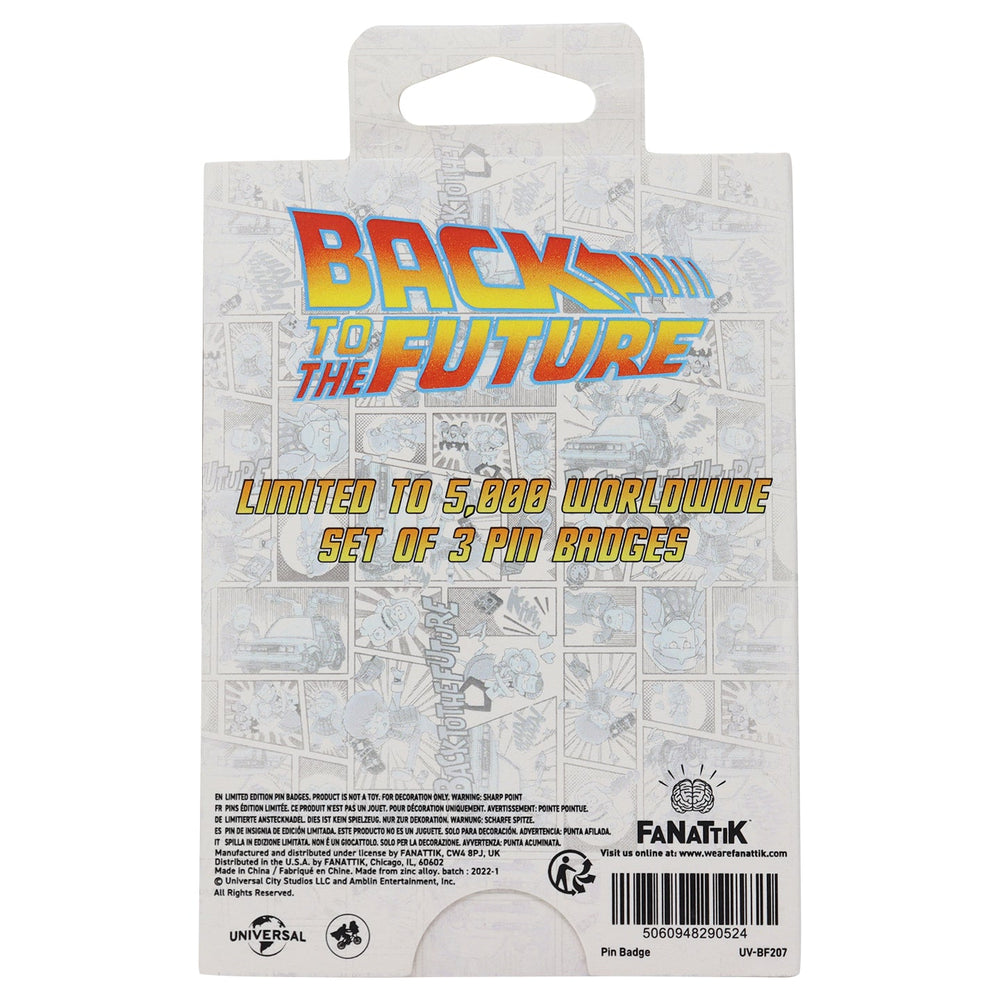 Set de 3 pin's Retour vers le Futur - Japanese Style