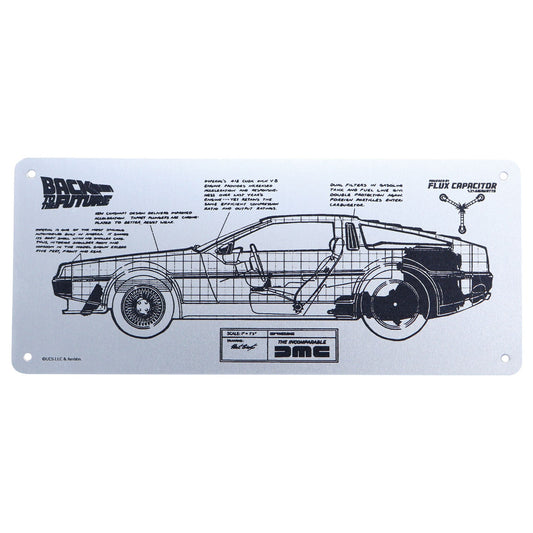Objet collector Retour vers le Futur - DeLorean Schematic Fan-Plate