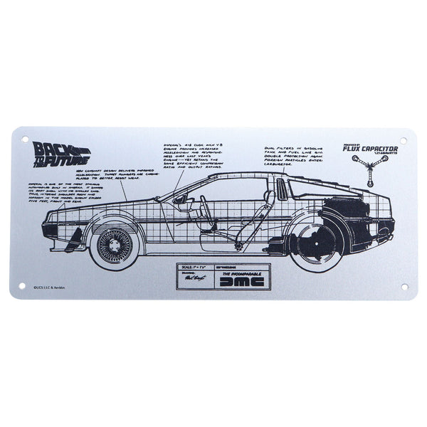 Objet collector Retour vers le Futur - DeLorean Schematic Fan-Plate