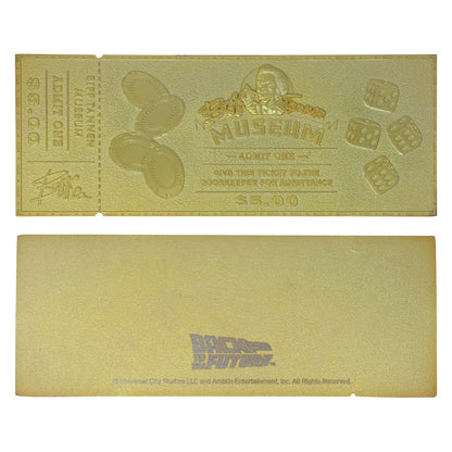 Objet collector Retour vers le Futur - 24K Gold Plated Biff Tannen Museum Entrance TicketTObjet collector Retour vers le Futur - 24K Gold Plated Biff Tannen Museum Entrance TicketiObjet collector Retour vers le Futur - 24K Gold Plated Biff Tannen Museum Entrance TicketcObjet collector Retour vers le Futur - 24K Gold Plated Biff Tannen Museum Entrance TicketkObjet collector Retour vers le Futur - 24K Gold Plated Biff Tannen Museum Entrance TicketeObjet collector Retour vers le Futur - 24K Gold Plated Biff Ta