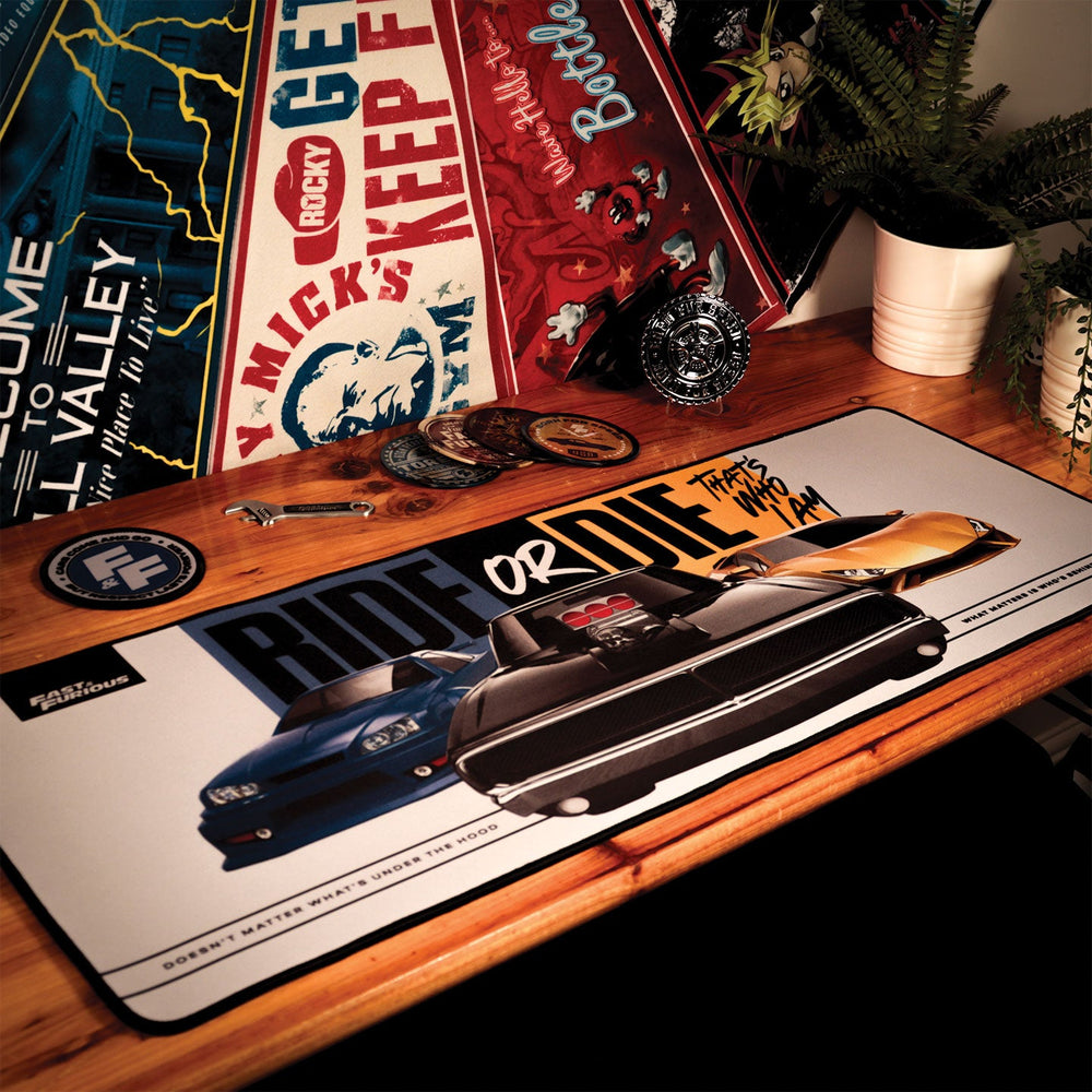 Desk pad & set de sous-verres Fast & Furious - ‘Ride or Die’