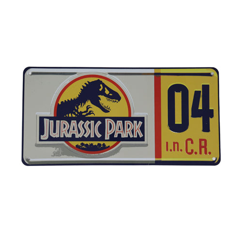 Plaque Minéralogique Jurassic Park - 04
