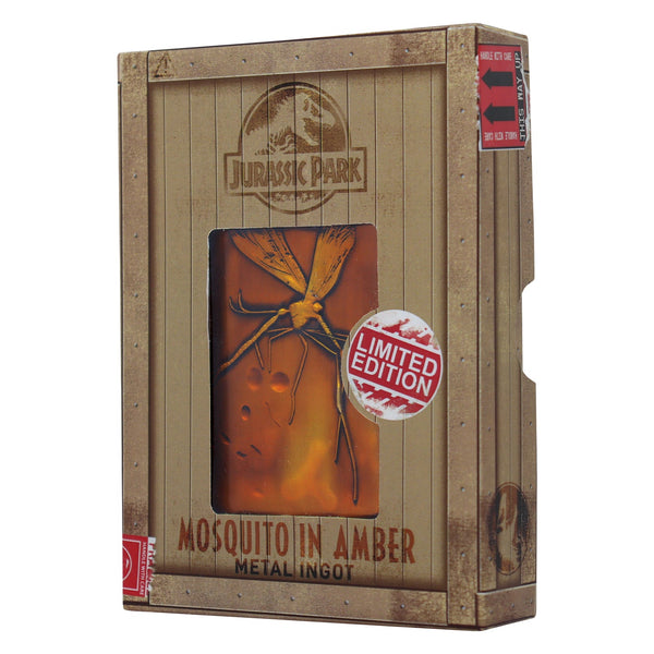 Lingot en métal Collector Jurassic Park - Mosquito in Amber