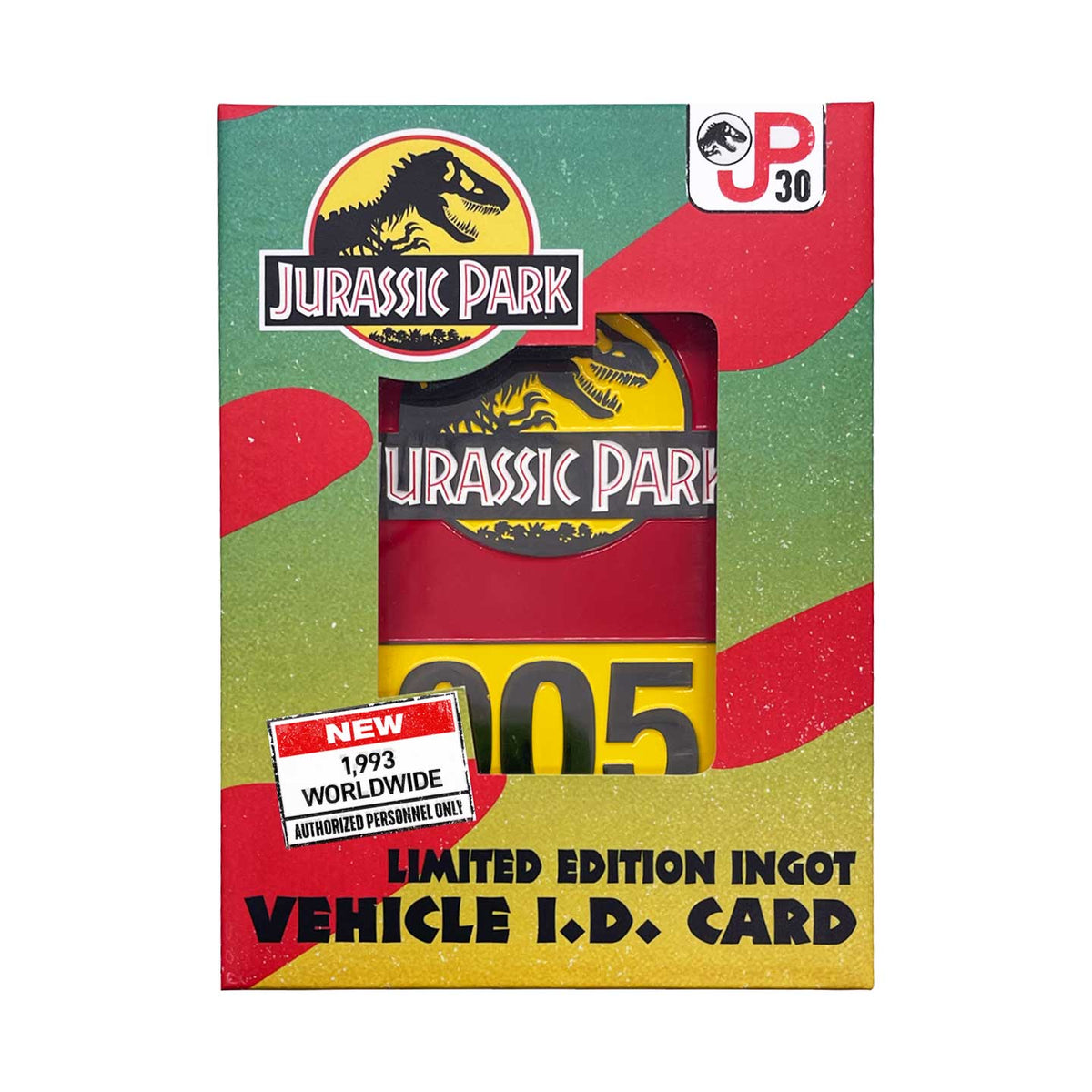 Jurassic Park Collector Bar - 30th Anniversary Vehicle I.D.