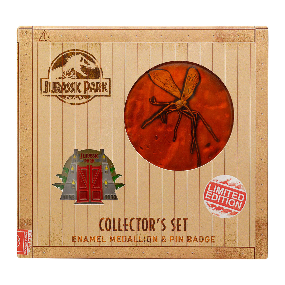 Objet collector Jurassic Park - Medallion and Pin Set