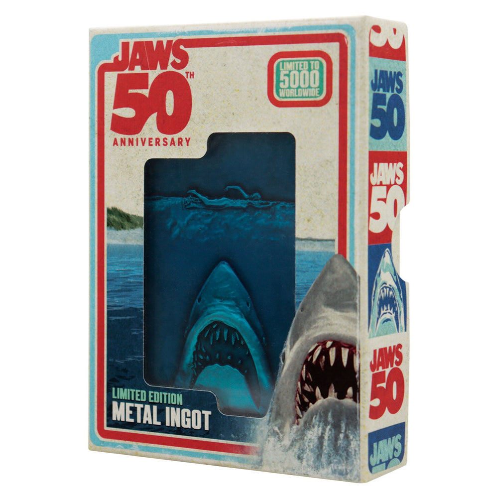 Jaws Ingot Collector - 50th Anniversary Poster