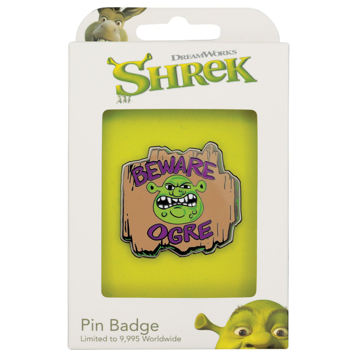 Shrek Pin - 'Beware Ogre'