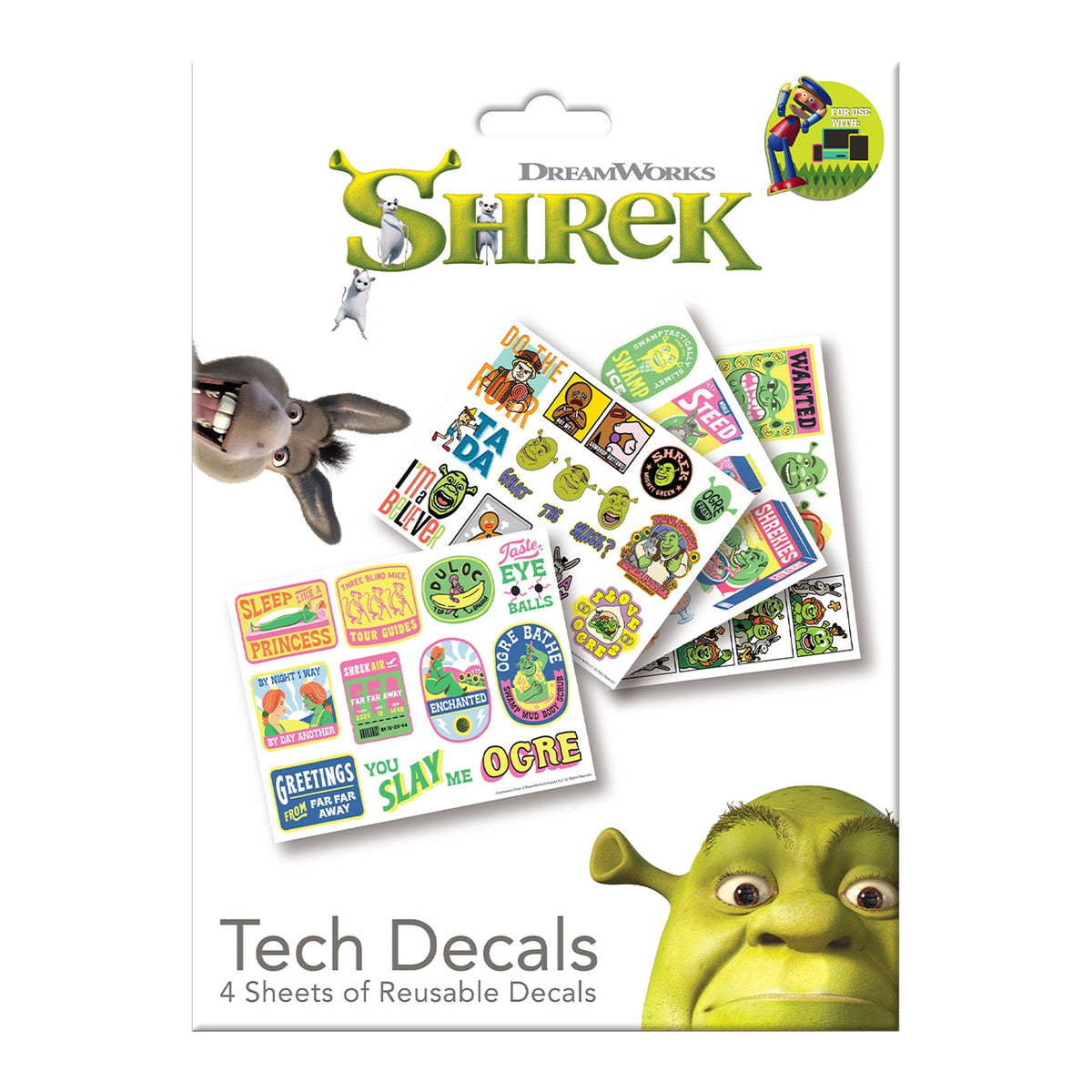Tech Shrek stickers
