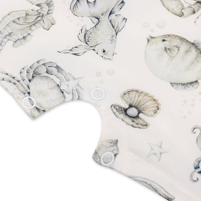UV Swimsuit Boys - Green/White - Sea Life
