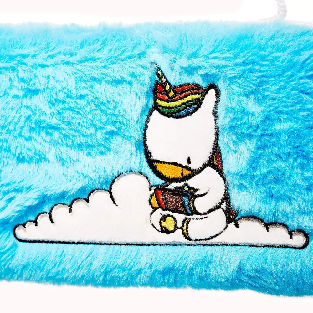 Custodia Nintendo Switch Licorne Fluffy Bleue