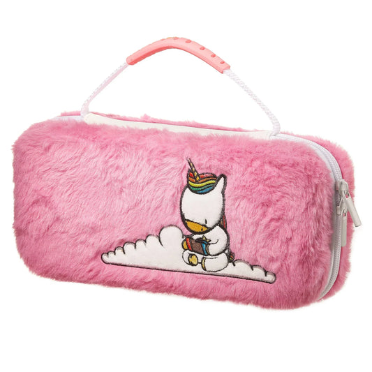 Nintendo Switch Case - Licorne Fluffy Rose