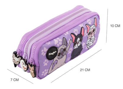 Frenchie Yoga Trousse scolaire