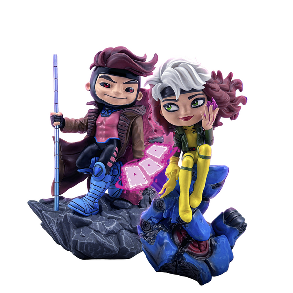 Gambit & Rogue Valentine's Set Figure - X-Men - Mini Co. - Marvel Comics