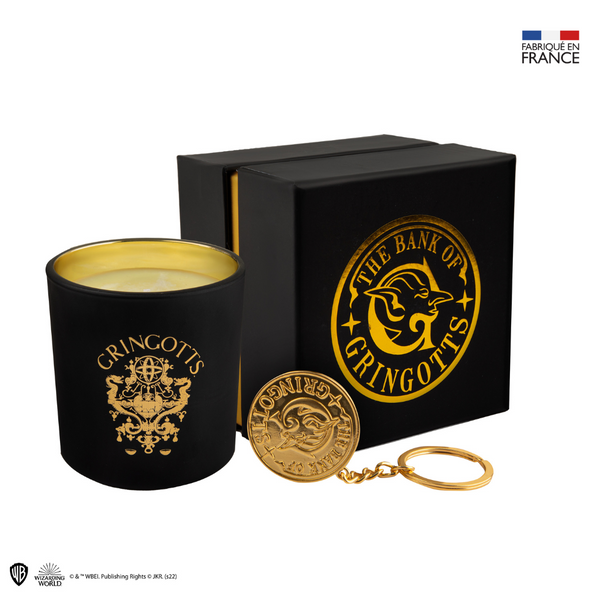Gringotts Scented Candle with Keychain