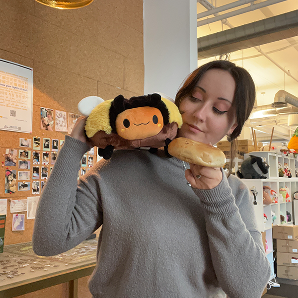 Peluche Mini Squishable – Donut Abeille