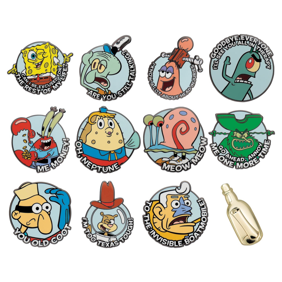 Objet collector Bob l’éponge - Mystery Pins CDU