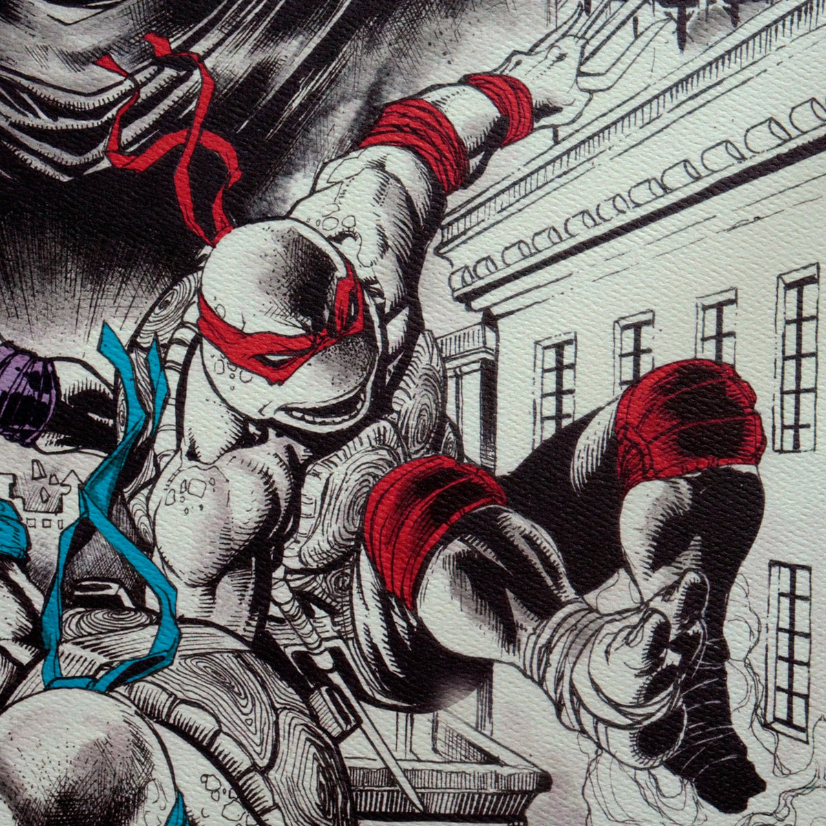 Affiche collector Tortues Ninja - 40th Anniversary